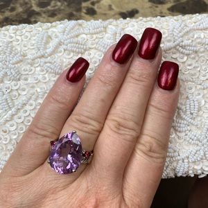 💜Rose De France Amethyst Ring💜